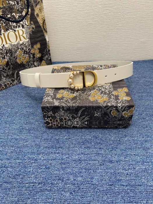 Belt leather female 3 cm