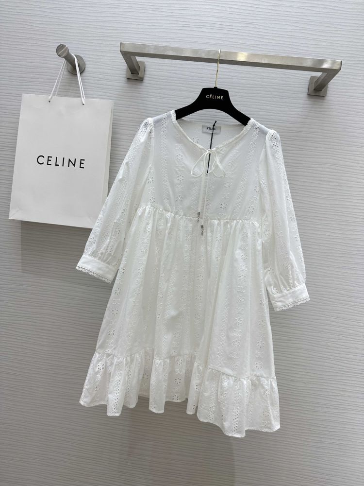 Stylish white dress
