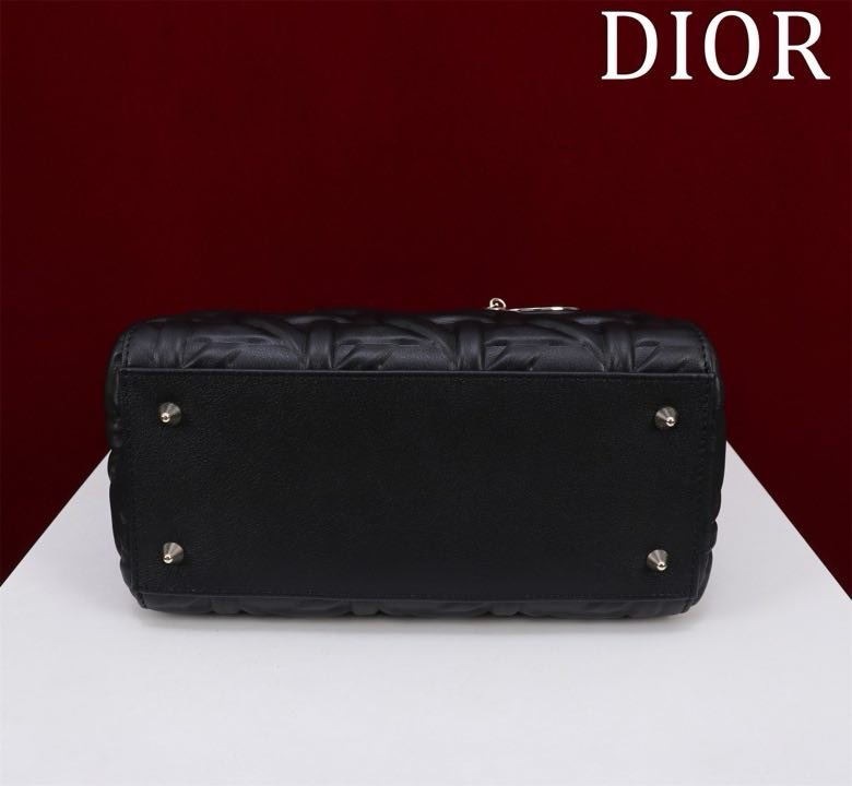 Сумка шкіряна Lady Dior 24 см фото 2