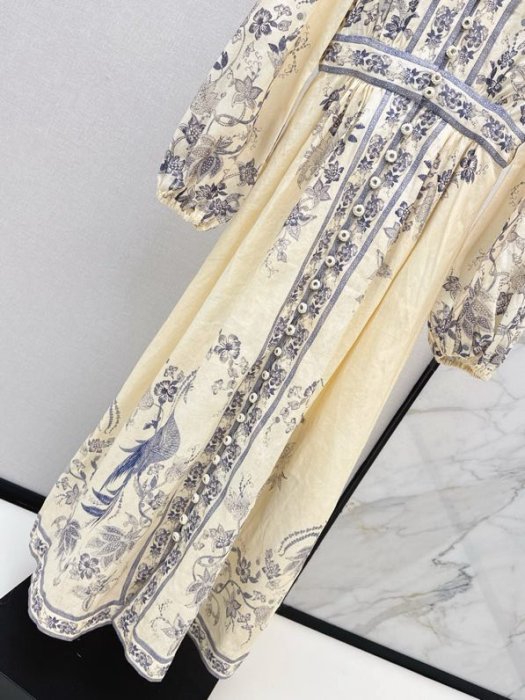 Dress from flower print фото 7