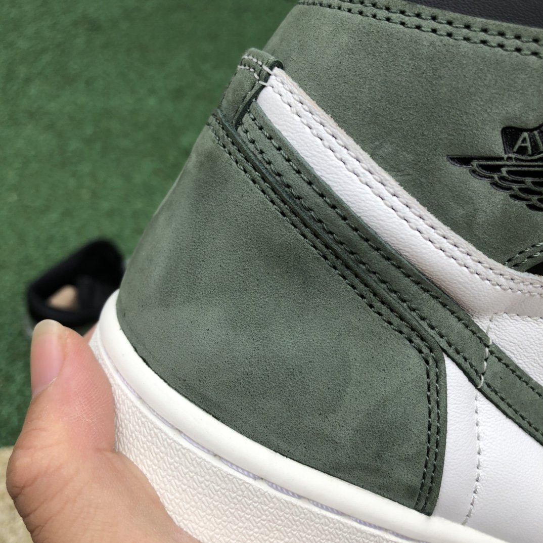 Кроссовки Air Jordan 1 6 RingsClay Green 555088-135 фото 9