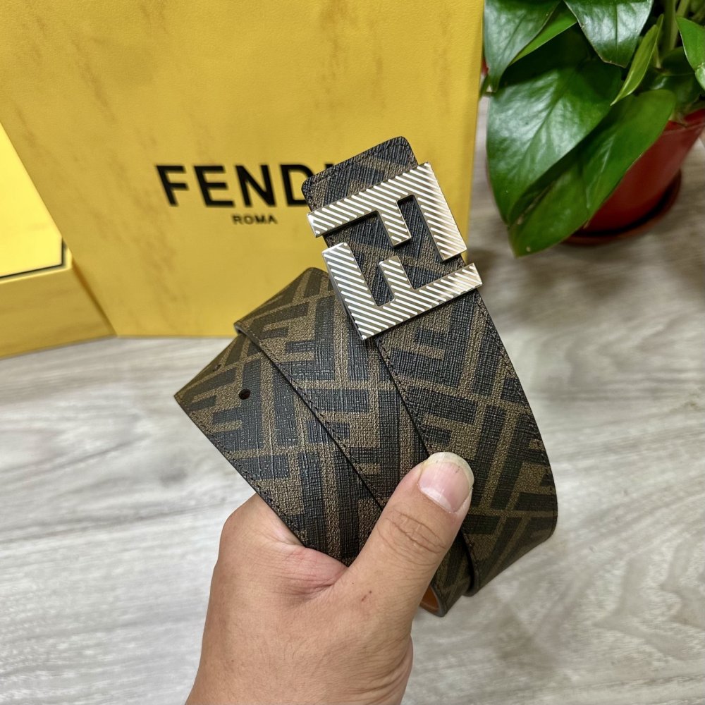 Belt leather 40 mm фото 3