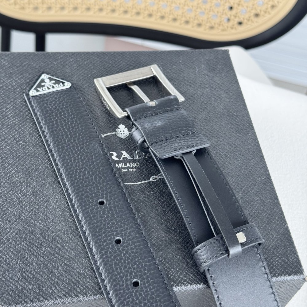 Belt leather 35 mm фото 5