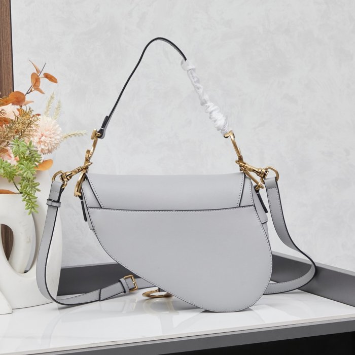 Сумка кожаная женская Dior Saddle 24 см фото 5