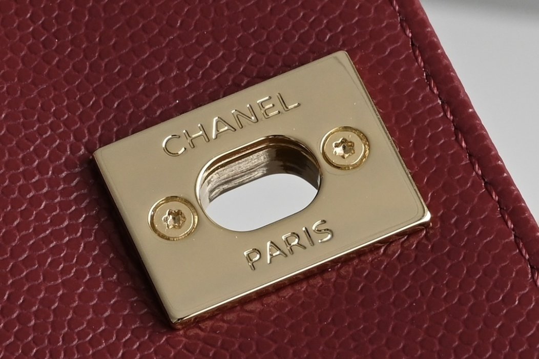 Сумка Chanel Coco Handle mini из зернистой кожи фото 7