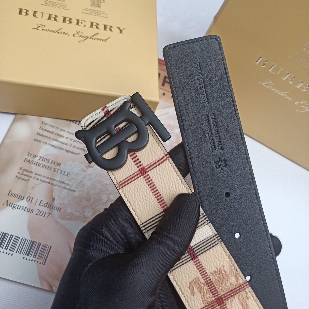 Belt leather 4 cm фото 4