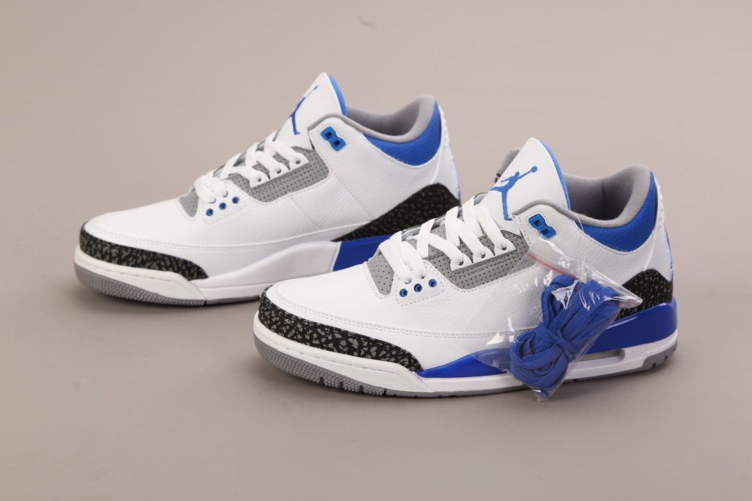 Кроссовки Air Jordan 3 Retro Racer Blue - CT8532-145