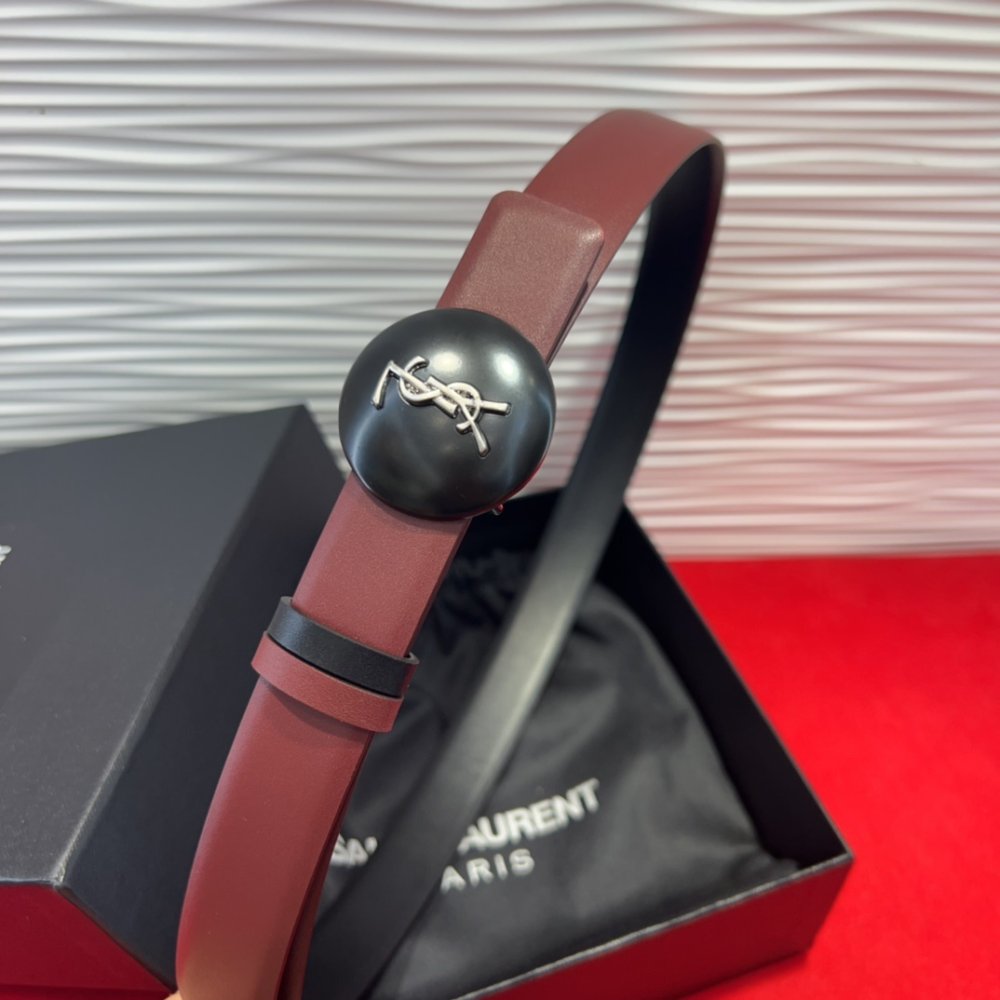 Belt leather 25 mm фото 2