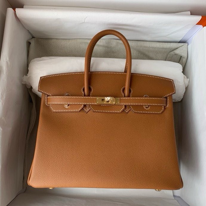 A bag Birkin 25 cm of skin Epsom фото 5