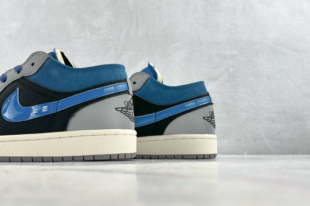 Sneakers Air Jordan 1 Low SE Craft Obsidian DR8867-400 фото 8