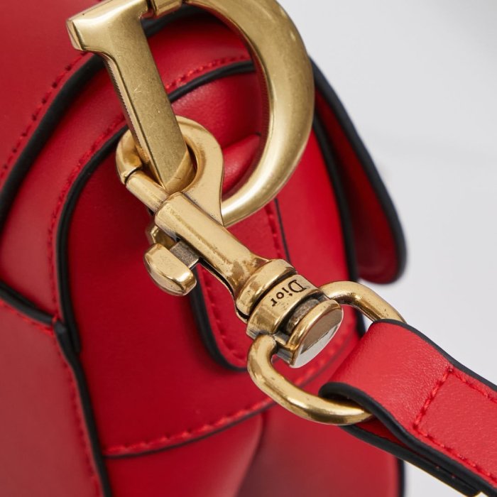 Сумка кожаная женская Dior Saddle 24 см фото 4