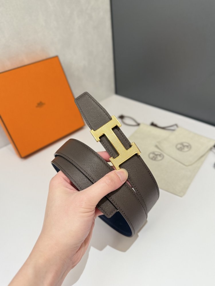 Belt leather 32 mm фото 4