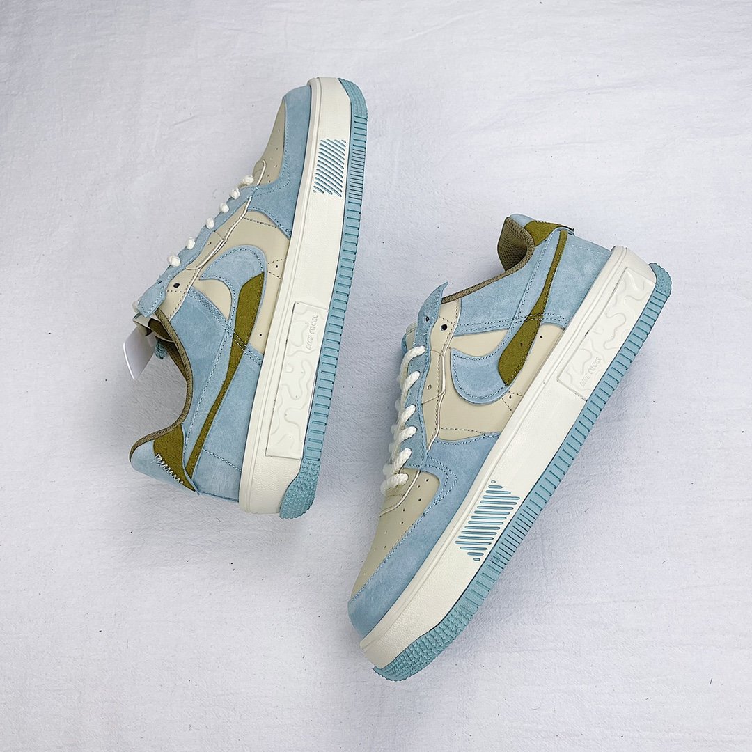 Кроссовки Air Force 1 Retro blue CW6688-805 фото 3