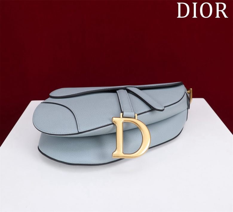 Сумка кожаная Dior Saddle 25 см фото 2