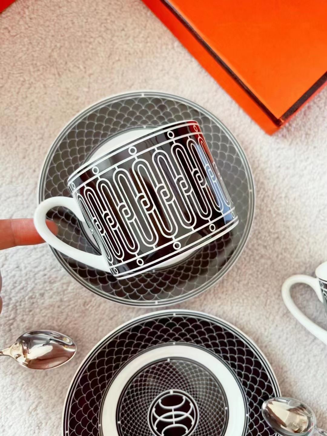 Чайный набор посуды из фарфора фото 4