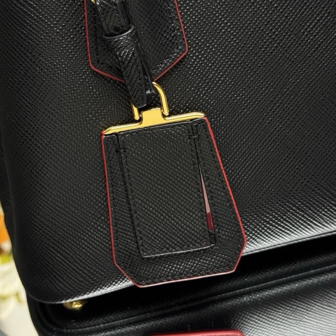 Сумка кожаная Double Bag mini 1BG443 25 см фото 5