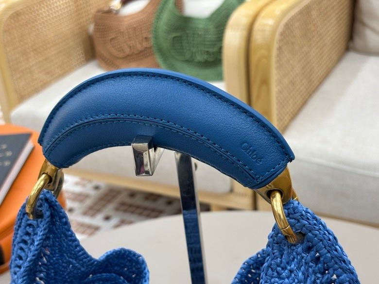 Плетені кругла сумка Chloe The Summer Banana 21 см фото 4