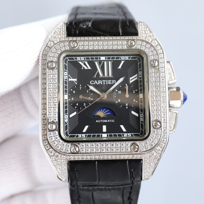 Часы наручные 42 мм Cartier Santos фото 2