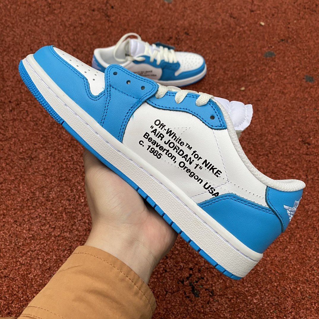 Кросівки Air Jordan 1 Retro High Off-White University Blue AQ0818-148 фото 3