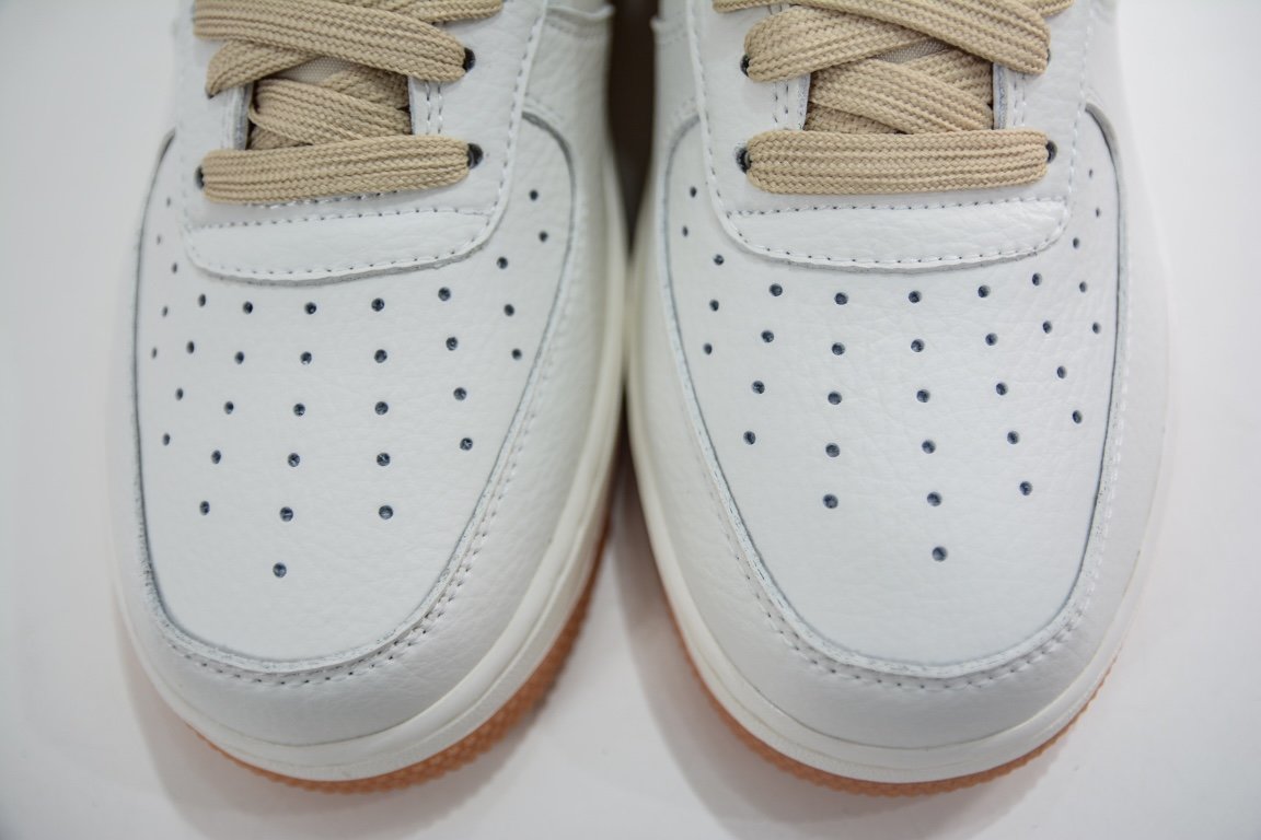 Sneakers Air Force 1 Low 07 White Cream Gum ML2022-113 фото 8