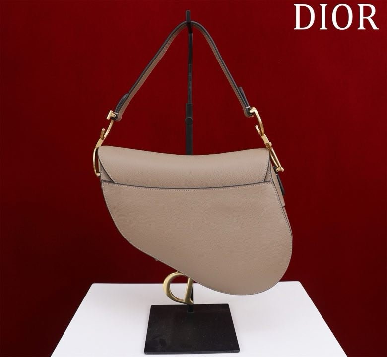 Сумка кожаная Dior Saddle 25 см фото 2