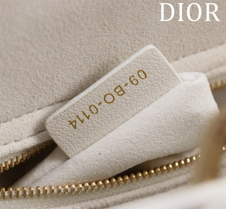 Сумка кожаная Lady Dior 24 см фото 7