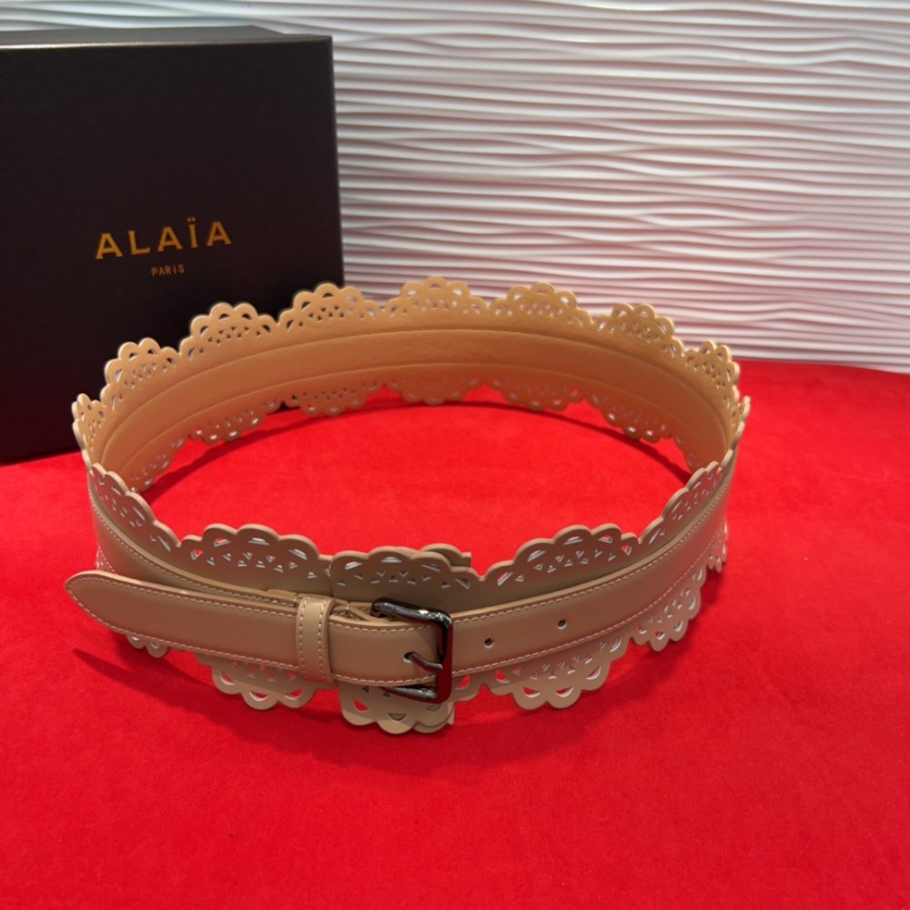 Belt leather 70 mm фото 6