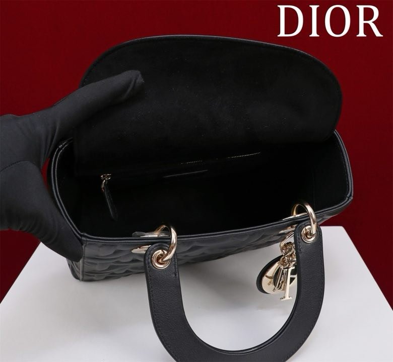 Сумка шкіряна Lady Dior 24 см фото 6