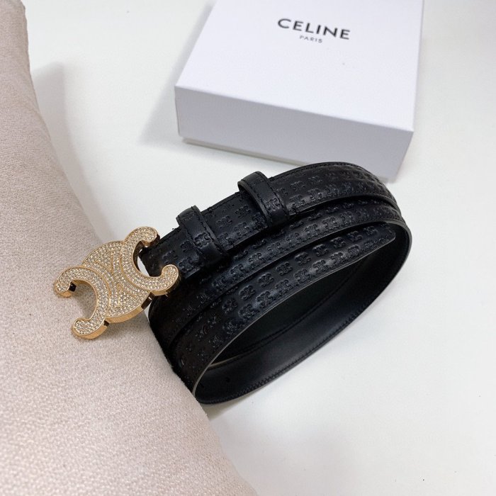 Belt leather TRIOMPHE 2.5 cm