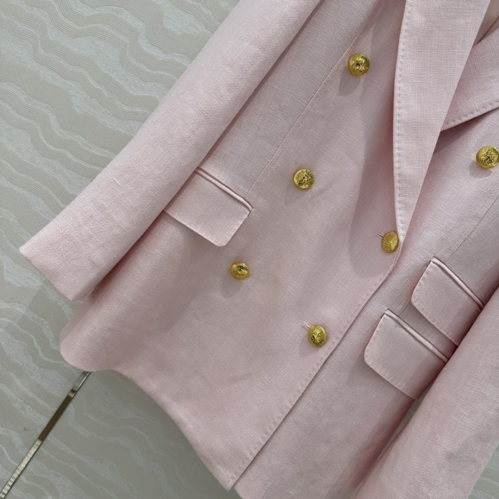 Пиджак льняной женский фото 5