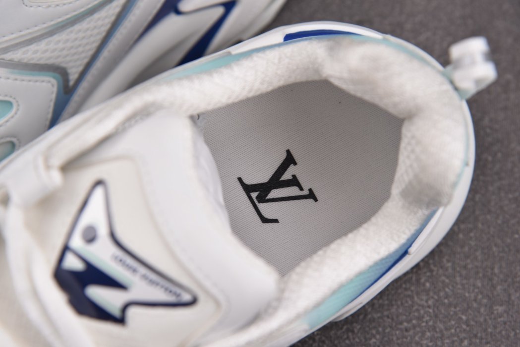 Кроссовки LOUIS VUITTON Runner Tatic White Blue фото 10