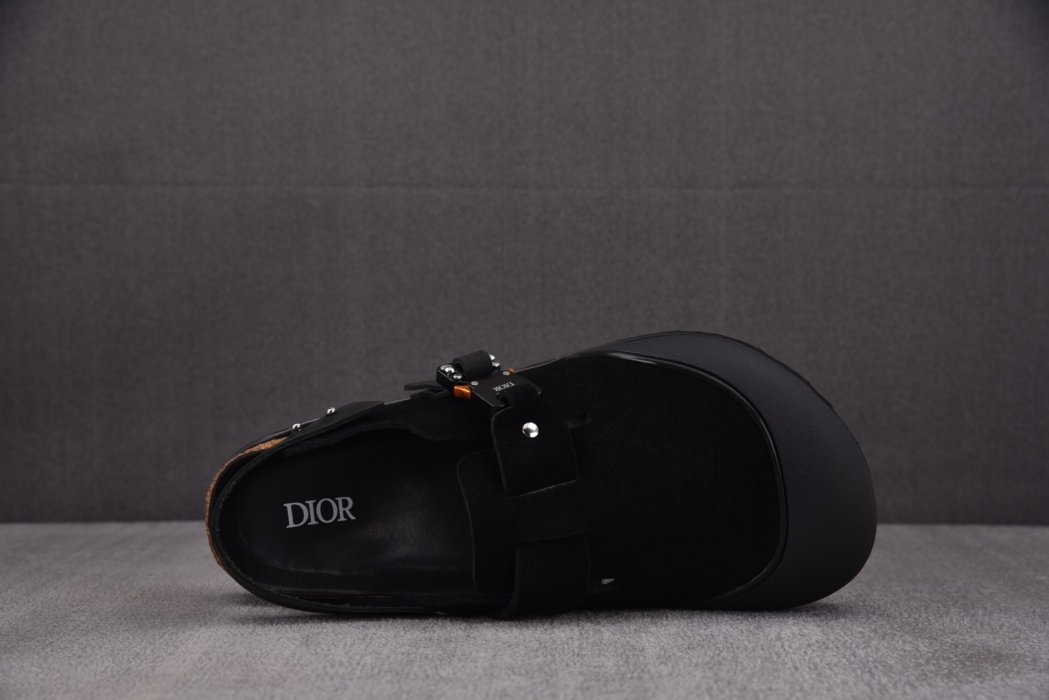 Сандалии DIOR x Birkenstock Tokio Black фото 3