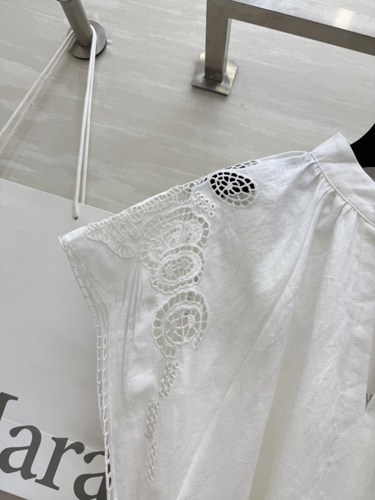 Роскошное льняное платье фото 5