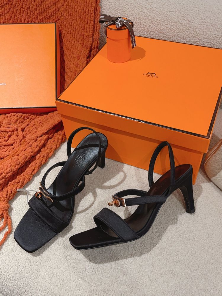 Босоніжки Hermes Glamour на підборах 7.5 см фото 3