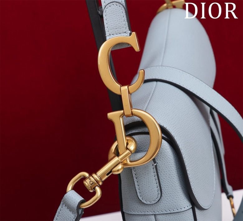 Сумка кожаная Dior Saddle 25 см фото 5
