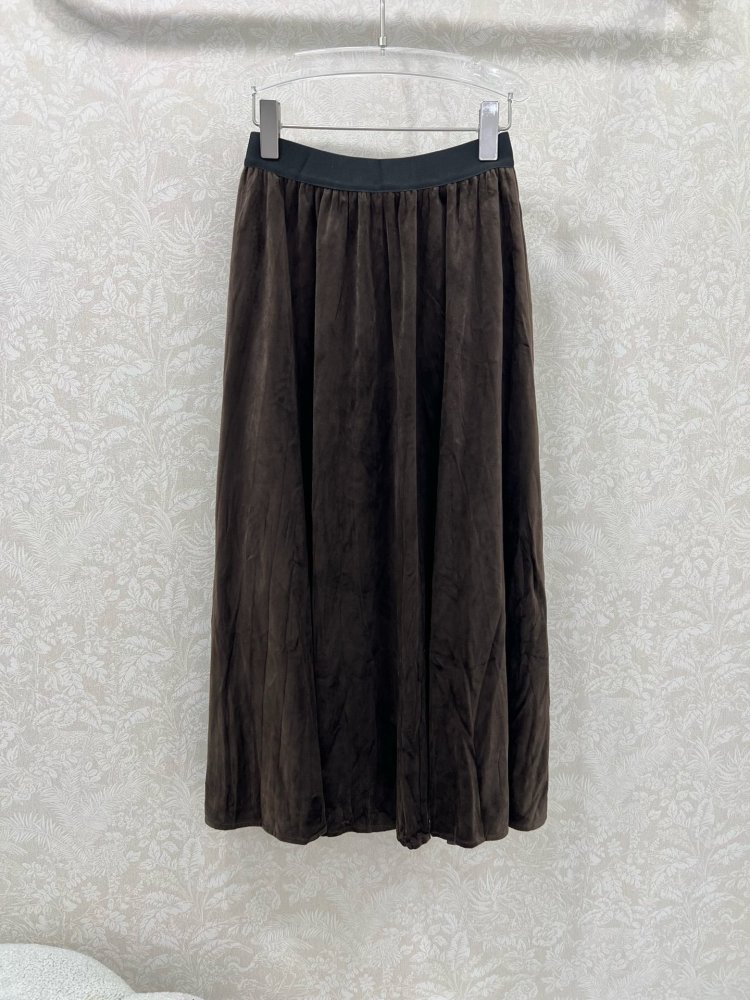 Long velvet skirt фото 8