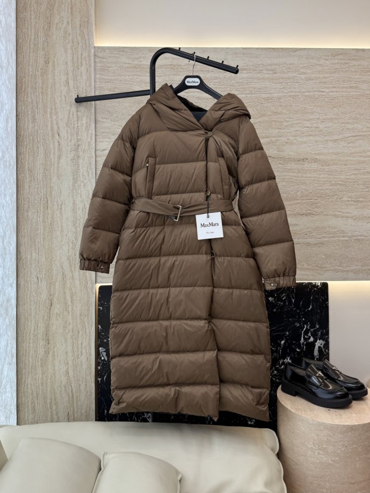 Длинная двусторонняя куртка пуховик