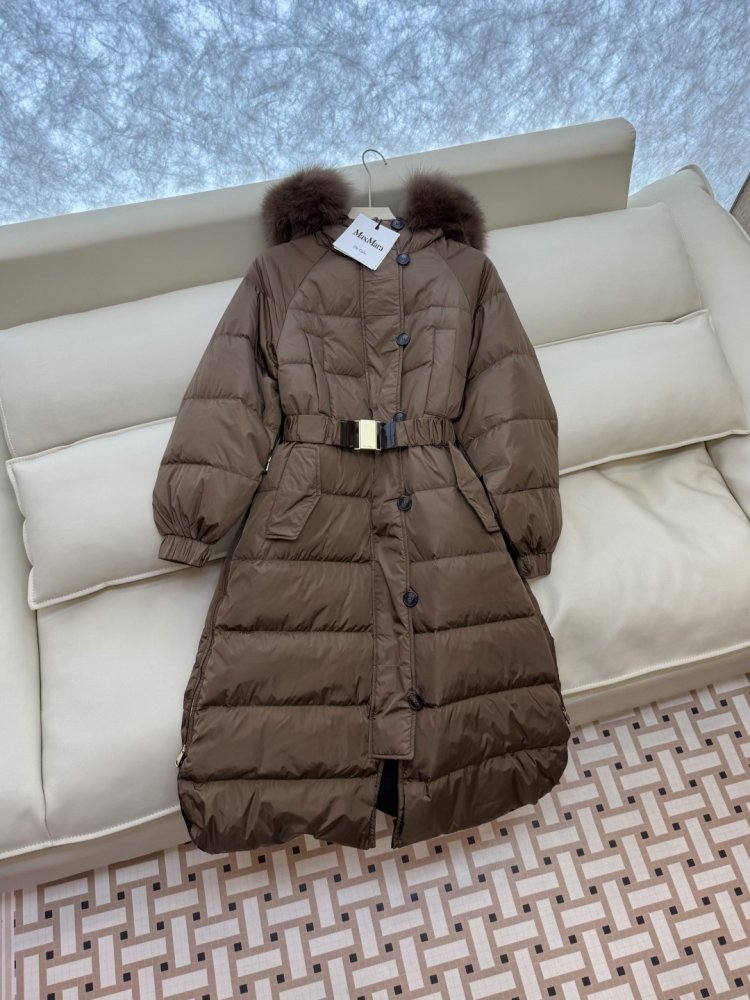 Длинная двусторонняя куртка, воротник из меха лисы фото 3