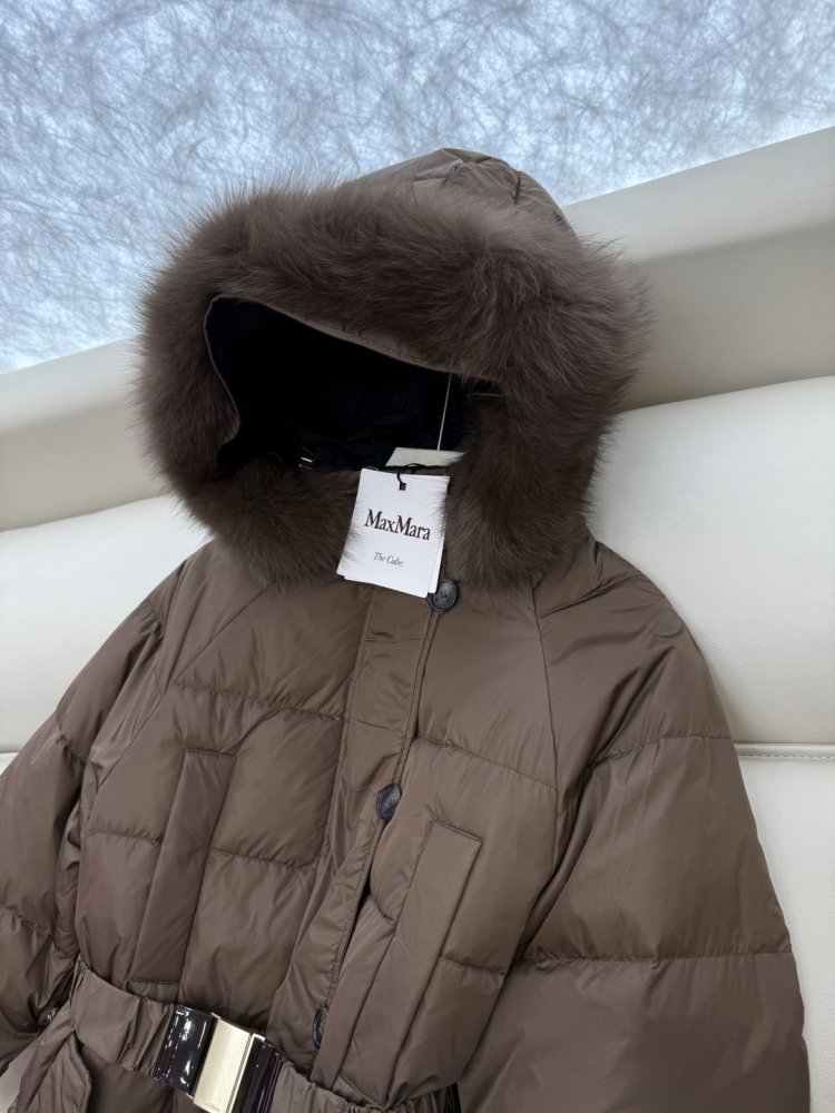 Длинная двусторонняя куртка, воротник из меха лисы фото 8