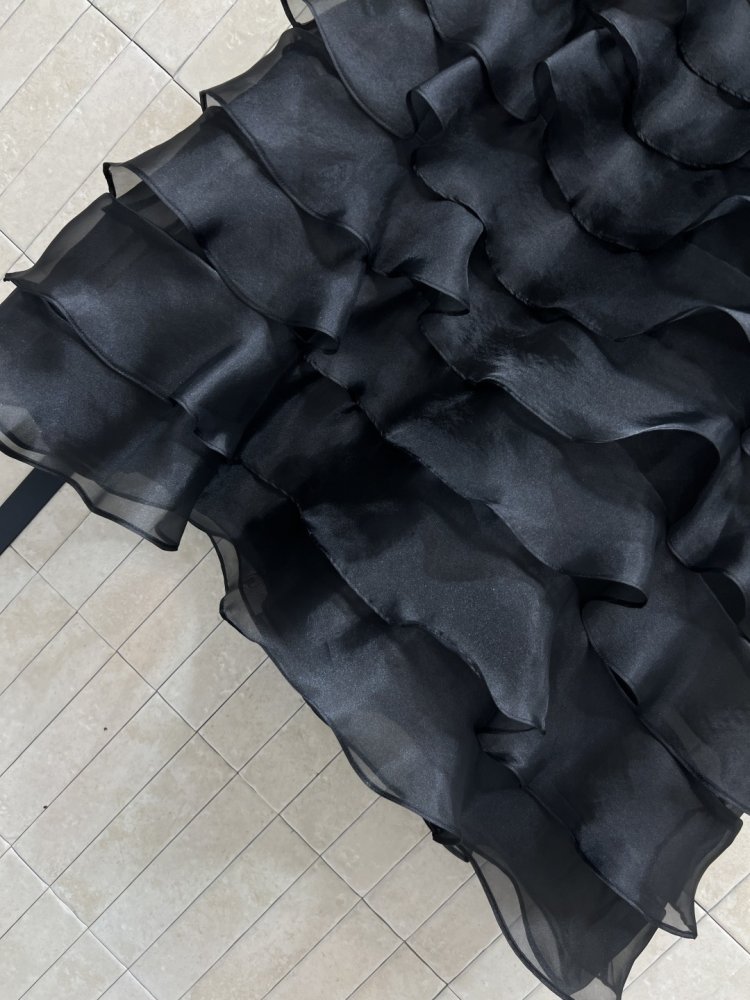 Длинная юбка с высокой талией фото 4