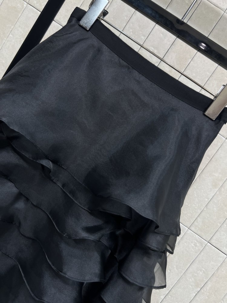 Длинная юбка с высокой талией фото 8