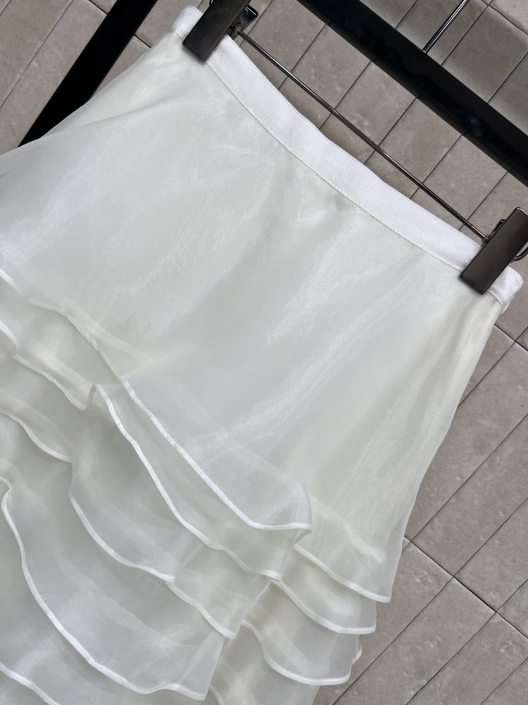 Длинная юбка с высокой талией фото 8