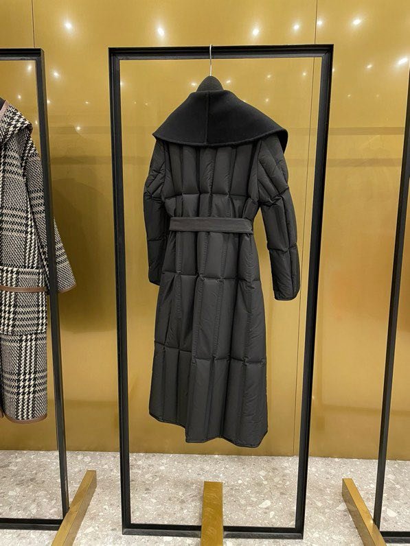 Длинная куртка на гусином пуху фото 3