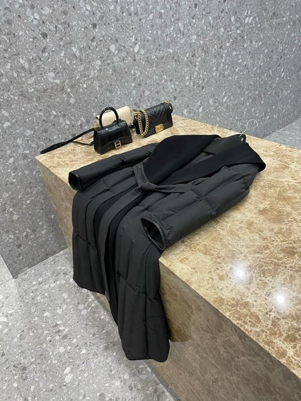 Длинная куртка на гусином пуху фото 4