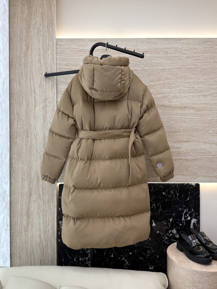 Довга куртка пуховик з капюшоном фото 2