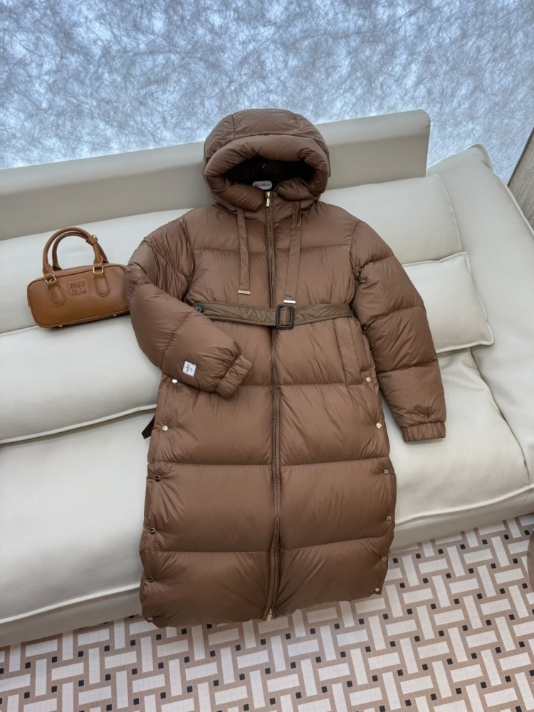 Long jacket Down jacket from hood фото 3