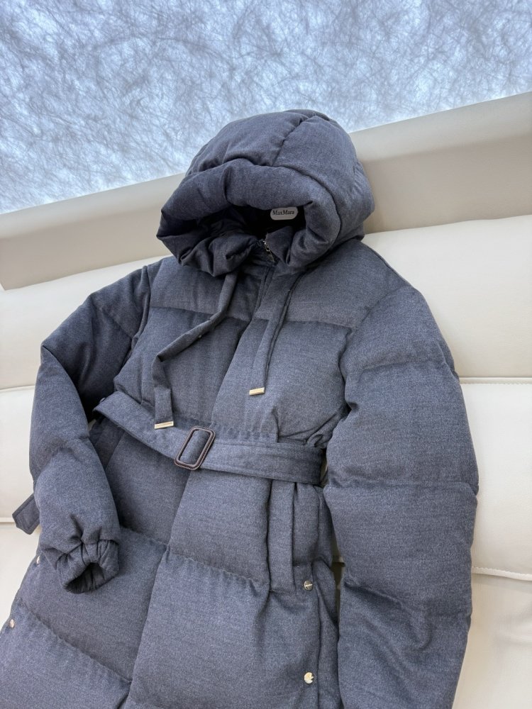 Длинная куртка пуховик с капюшоном фото 7