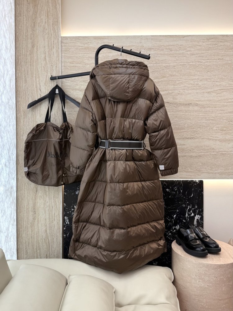 Длинная куртка пуховик женская фото 2