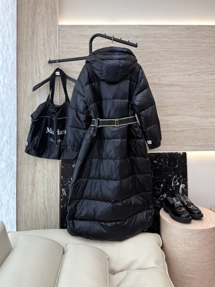 Длинная куртка пуховик женская фото 2