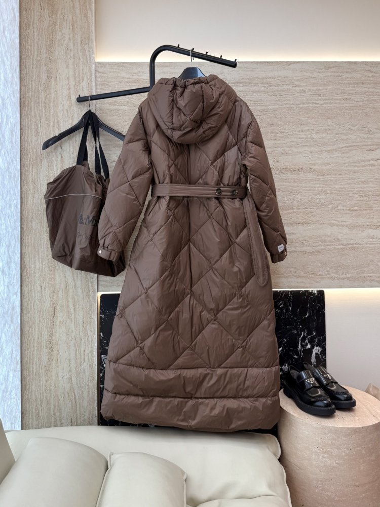 Длинная куртка пуховик женская фото 2